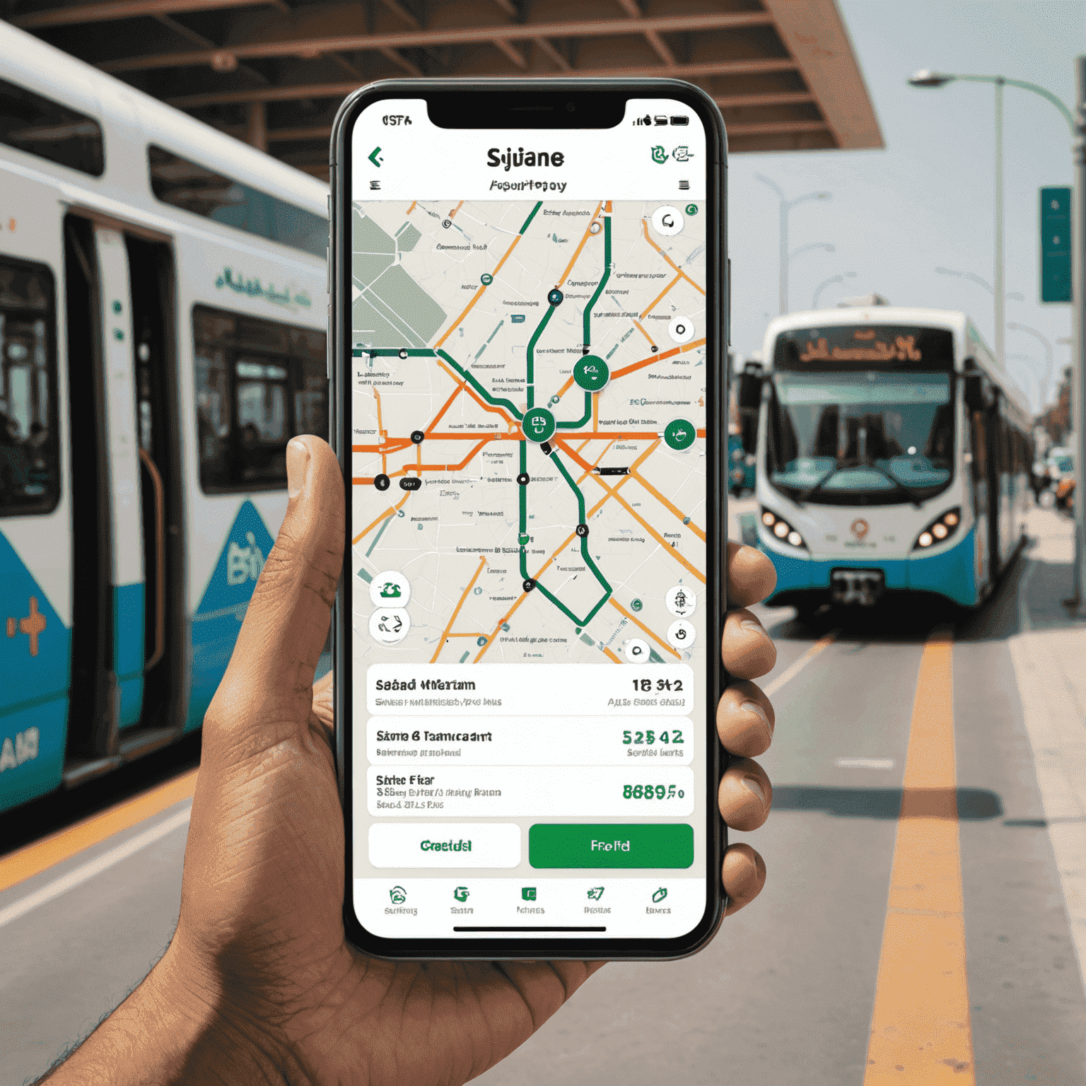 Ajman Pay app interface highlighting public transport recharge options